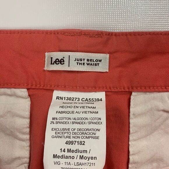 Lee  Just Below Waist  Bermuda Shorts Size:14 - Picture 4 of 4